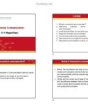 Lecture Technical writing and presentation - Week 3: Nonverbal communication