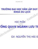 TỔNG QUAN NGÀNH LƯU TRÚ - NGUYỄN THỊ HẢI ĐƯỜNG