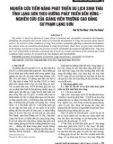 Nghiên cứu tiềm năng phát triển du lịch sinh thái tỉnh Lạng Sơn theo hướng phát triển bền vững - Nghiên cứu của giảng viên trường Cao đẳng Sư phạm Lạng Sơn