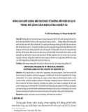 Nâng cao chất lượng đào tạo thực tế hướng dẫn viên du lịch trong bối cảnh cách mạng công nghiệp 4.0