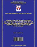 Đề tài nghiên cứu khoa học: Phân tích các yếu tố tác động đến khả năng tham gia hoạt động nghiên cứu khoa học của sinh viên khối ngành kinh tế trường Đại Học Sư Phạm Kỹ Thuật TP. Hồ Chí Minh