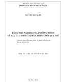 Tóm tắt Luận án tiến sĩ Toán học: Dáng điệu nghiệm của phương trình và bao hàm thức vi phân phân thứ chứa trễ