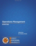 Ebook Operations Management: Part 1 - Dr. Tanima Dutta