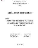 Khóa luận tốt nghiệp: Phân tích hiệu quả hoạt động sản xuất kinh doanh của công ty TNHH Du lịch Ấn tượng Á Châu