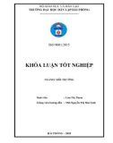 Đồ án tốt nghiệp ngành Kỹ thuật môi trường: Nghiên cứu một số tác động chính của hoạt động sản xuất xốp EPS đến môi trường và đề xuất biện pháp giảm thiểu