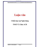 Luận văn: Chiến lược tại Ngân hàng TMCP Á Châu ACB