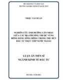 Luận án Tiến sĩ Kinh tế đầu tư: Nghiên cứu ảnh hưởng lẫn nhau giữa các địa phương thuộc vùng đồng bằng Sông Cửu Long trong thu hút đầu tư trực tiếp nước ngoài