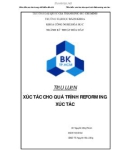 Tiểu luận: xúc tác cho quá trình Refroming xúc tác