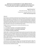 Khảo sát về ảnh hưởng của đặc điểm sử dụng phương tiện truyền thông xã hội đối với sự hài lòng và lòng trung thành của khách hàng Lotteria