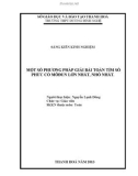 Sáng kiến kinh nghiệm THPT: Một số phương pháp giải bài toán tím số phức có môđun lớn nhất, nhỏ nhất