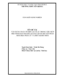 Sáng kiến kinh nghiệm THPT: Vận dụng toán tổ hợp xác suất trong việc giúp học sinh giải nhanh các bài tập di truyền phần sinh học phân tử và biến dị đột biến