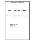 Sáng kiến kinh nghiệm THPT: Lồng ghép một số kỹ năng chăm sóc và bảo vệ sức khỏe vào giảng dạy Sinh học 10 bài 30 - Sự nhân lên của virut trong tế bào chủ