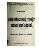 Luận án Thạc sĩ Khoa học ngữ văn: Cảm hứng nghệ thuật trong thơ Tản Đà