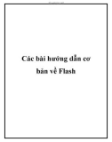 Các bài hướng dẫn cơ bản nhất về Flash