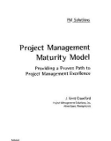 Ebook Project management maturity model: Providing a proven path to project management excellence - Part 1