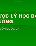 Bài giảng Dược lý học đại cương