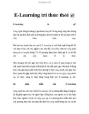 E-Learning tri thức thời @