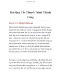 Hai Quy Tắc Thuyết Trình Thành Công