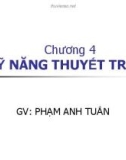 Chương 4- KỸ NĂNG THUYẾT TRÌNH