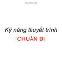 Kỹ năng về thuyết trình