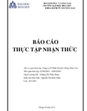 Báo cáo thực tập nhận thức: Công ty Cổ Phần Truyền Thông Nhân Văn