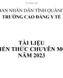 Tài liệu cập nhật kiến thức chuyên môn về Dược: Phần 1 - Kiến thức chuyên ngành