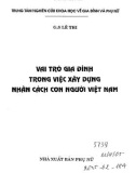 Xây dựng nhân cách con người Việt Nam trong gia đình