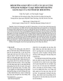 Bồi dưỡng giáo viên và yêu cầu quan tâm tới kinh nghiệm và đặc điểm môi trường giảng dạy của người được bồi dưỡng