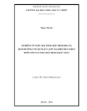 Luận văn Thạc sĩ Khoa học: Nghiên cứu chế tạo, tính chất điện hóa và định hướng ứng dụng của lớp mạ điện hóa niken trên nền các chất dẫn điện khác nhau