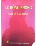 Nghiên cứu một số tác phẩm Lê Hồng Phong: Phần 1