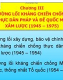 Bài giảng Đường lối Cách mạng của Đảng Cộng sản Việt Nam: Chương IIIa - ThS. Dương Thị Thanh Hậu