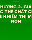 Bài giảng Chương 2: Giáo dục thể chất cho trẻ khiếm thị mầm non