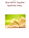 Tài liệu: Bộ ba Thế Lữ - Song Kim - Nguyễn Huy Tưởng