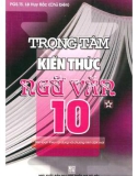 Kiến thức trong tập Ngữ văn lớp 10 (Tập 1): Phần 1