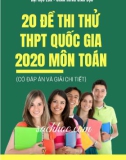 20 đề thi thử THPT Quốc gia 2020 môn Toán (Có đáp án)