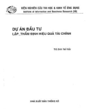 Lập và thẩm định tài chính dự án đầu tư: Phần 1