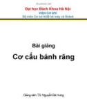 Bài giảng Thiết kế nguyên lý máy: Chương 5 - TS. Nguyễn Bá Hưng