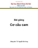 Bài giảng Thiết kế nguyên lý máy: Chương 4 - TS. Nguyễn Bá Hưng