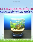 Bài giảng Quản lý chất lượng môi trường trong nuôi trồng thủy sản: Phần 2