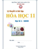 Lý thuyết và bài tập môn Hóa học lớp 11 (KHXH) năm 2021-2022 - Trường THPT Đào Sơn Tây