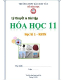 Lý thuyết và bài tập môn Hóa học lớp 11 (KHTN) năm 2021-2022 - Trường THPT Đào Sơn Tây