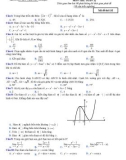 Đề KSCL ôn thi THPT Quốc gia môn Toán năm 2019 có đáp án - Trường THPT Trần Hưng Đạo (Lần 1)