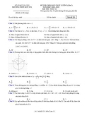 Đề KSCL ôn thi THPT Quốc gia môn Toán năm 2019 có đáp án - Trường THPT Sơn Tây (Lần 1)
