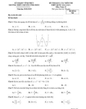 Đề KSCL ôn thi THPT Quốc gia môn Toán năm 2019 có đáp án - Trường THPT chuyên Vĩnh Phúc (Lần 1)