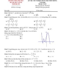 Đề thi thử THPT QG môn Toán năm 2022 có đáp án - Trường THPT Phụ Lực (Mã đề 101)