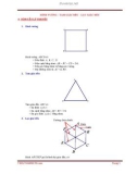 Tóm tắt lý thuyết và bài tập trắc nghiệm Hình vuông, Tam giác đều, Lục giác đều