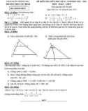 Đề thi giữa học kỳ 2 môn Toán lớp 8 năm 2021-2022 - Trường THCS Tân Định