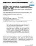 Báo cáo y học: Association between isotretinoin use and central retinal vein occlusion in an adolescent with minor predisposition for thrombotic incidents: a case report