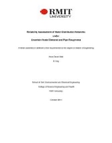 Master's thesis of Engineering: Reliability assessment of water distribution networks under uncertain nodal demand and pipe roughness