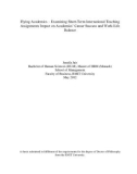 Doctoral thesis of Philosophy: Flying academics - examining short-term international teaching assignments impact on academics' career success and work-life balance